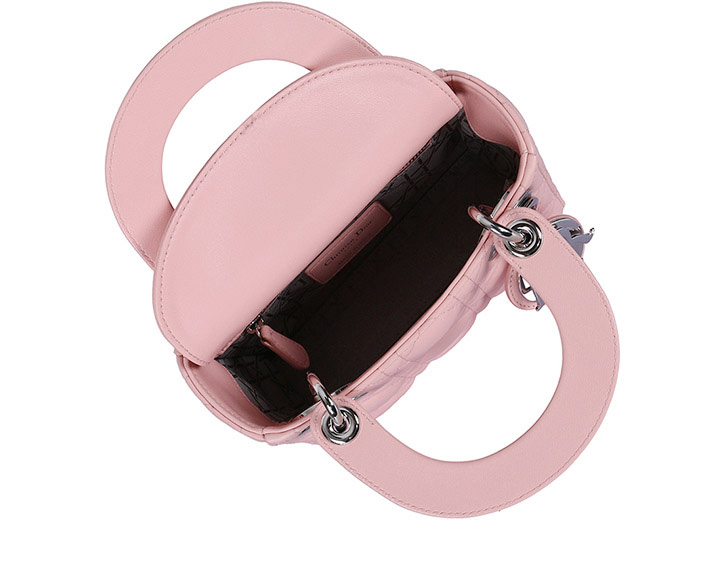 Lady Dior（迪奥）新款粉红羊皮拉链手提包震撼上线-亿丰拉链公司